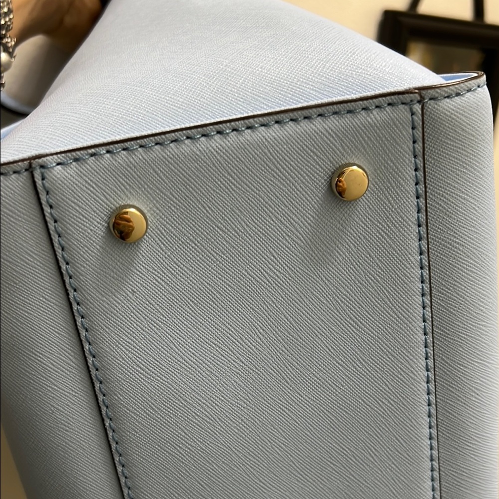 Kate Spade Blue tote bag Structured with shoulder strap and dust bag - Picture 12 of 14